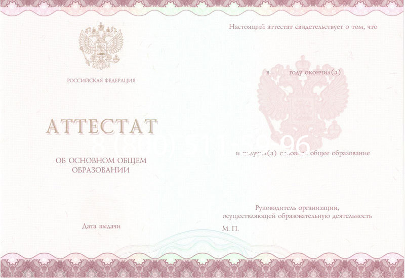Купить Аттестат за 9 класс 2014-2024 года в Липецке Купить Аттестат за 9 класс 2014-2024 года в Липецке